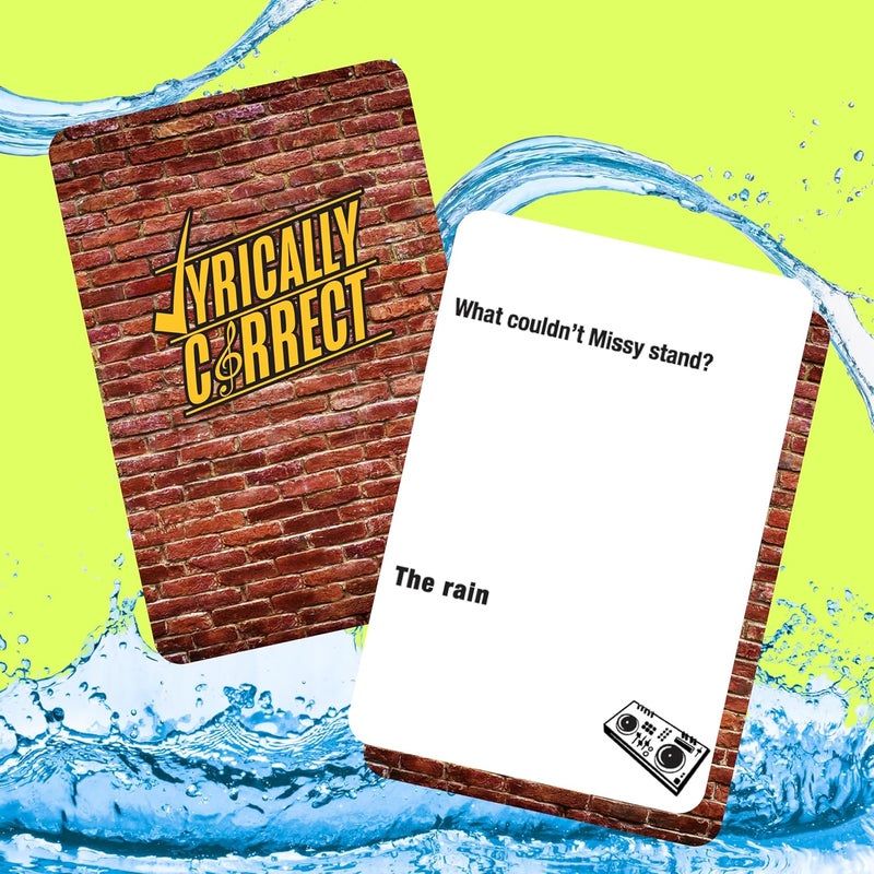 Lyrically Correct Store OG Waterproof 90s & 2000s Hip Hop and R&B Trivia Card Game – Durable, Splash-Proof Party for Adults, Travel, Outdoor Fun, Camping, Family Game Night - Image 2